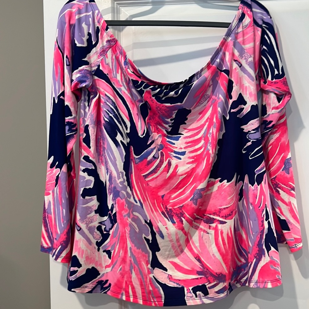 Lilly Pulitzer Audelia Off the Shoulder Top